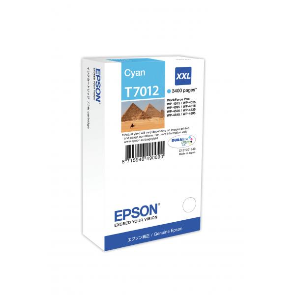 Epson T7012 - 34,2 Ml - Taglia Xxl - Ciano - Originale