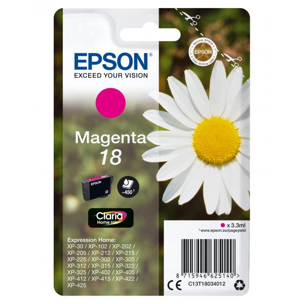 Epson 18 - 3,3 Ml - Magenta - Originale - Cartuccia D'inchiostro