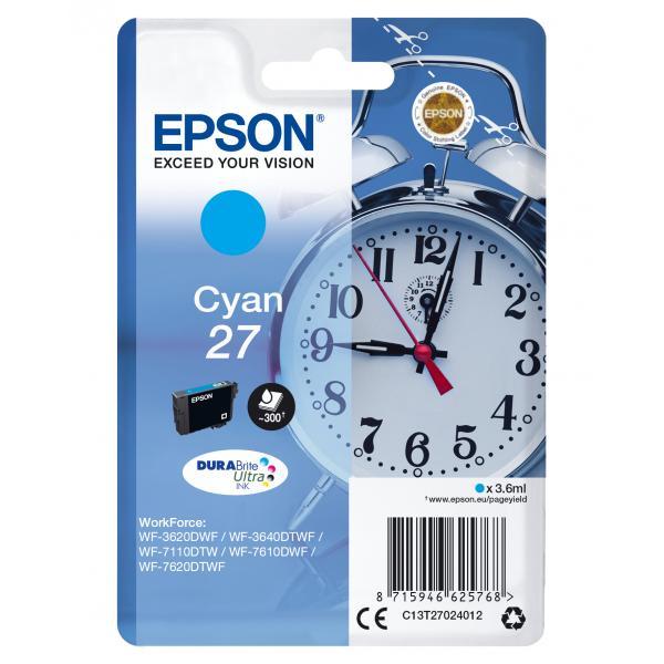 Epson 27 - 3,6 Ml - Ciano - Originale - Cartuccia D'inchiostro