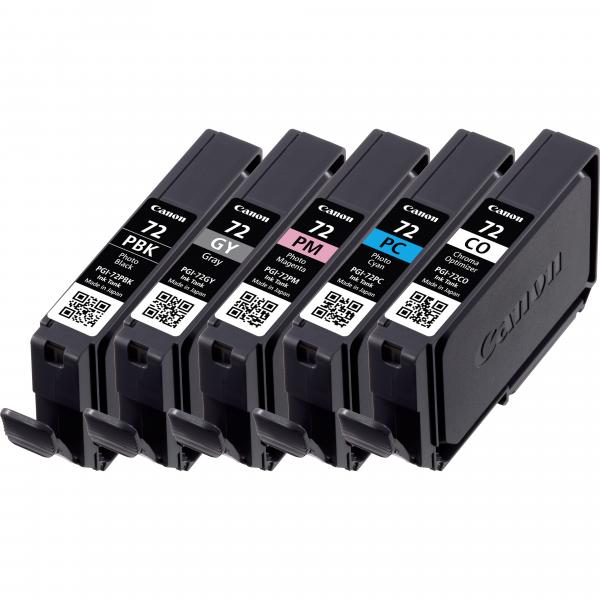 Confezione Multipla Canon PgI-72 Pbk/gy/pm/pc/co - Confezione Da 5