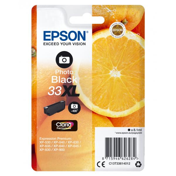 Epson 33xl - 8,1 Ml - Xl - Nero Fotografico - Originale