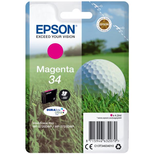 Epson 34 - 4,2 Ml - Magenta - Originale - Cartuccia D'inchiostro