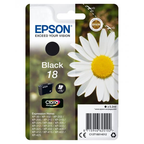 Epson 18 - 5,2 Ml - Nero - Originale - Cartuccia D'inchiostro