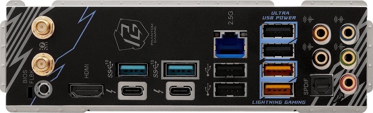 Asrock Phantom Gaming Z890 Lightning Wifi - Motherboard - Atx - Lga1851-Sockel - Z890 Chipsatz - Usb4, UsB-C 3,2 Gen 2x2, Usb 3,2 Gen 2, Usb 3,2 Gen