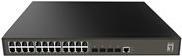 Levelone GeL-2871 - Switch - Managed - 24 X 10/100/1000 + 4 X KombI-GigabiT-Sfp - Desktop, An Rack Montierbar