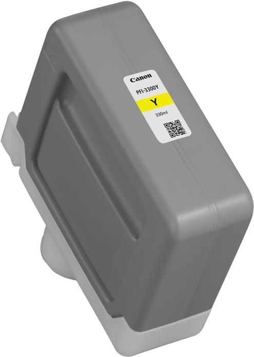 Canon PfI-3300 Y - 330 Ml - Gelb - Original - Tintenbehälter - Für Imageprograf GP-2600s, GP-4600s, GP-6600s, PrO-2600, PrO-4600, PrO-6600 (6436c001)