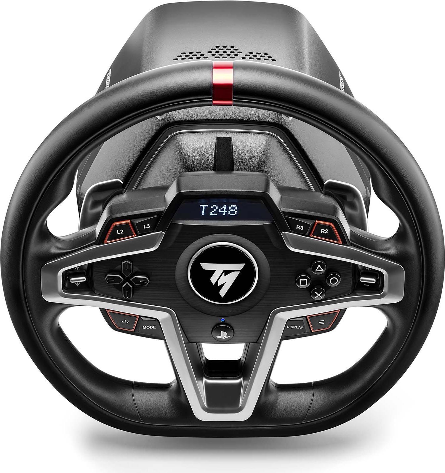 Thrustmaster T248 Ps Licence Off.ps5 Compat.ps4 Et Pc.force Feedback Ecran Lcd 25 Bts Pedalier Magnétique 4160783 - Rennrad - 5,7 Kg - Ps5 - Ps4 - pc