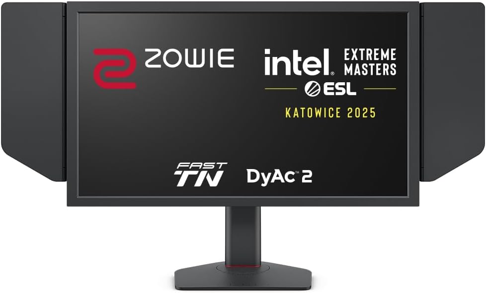 Benq Zowie Xl2586x+ 24 Zoll 600hz Gaming Monitor Für Esports, Fast Tn, Dyac 2, 1080p, Hdmi 2.1 X3, Displayport 1.4, Xl Setting To Share, S Switch, sh