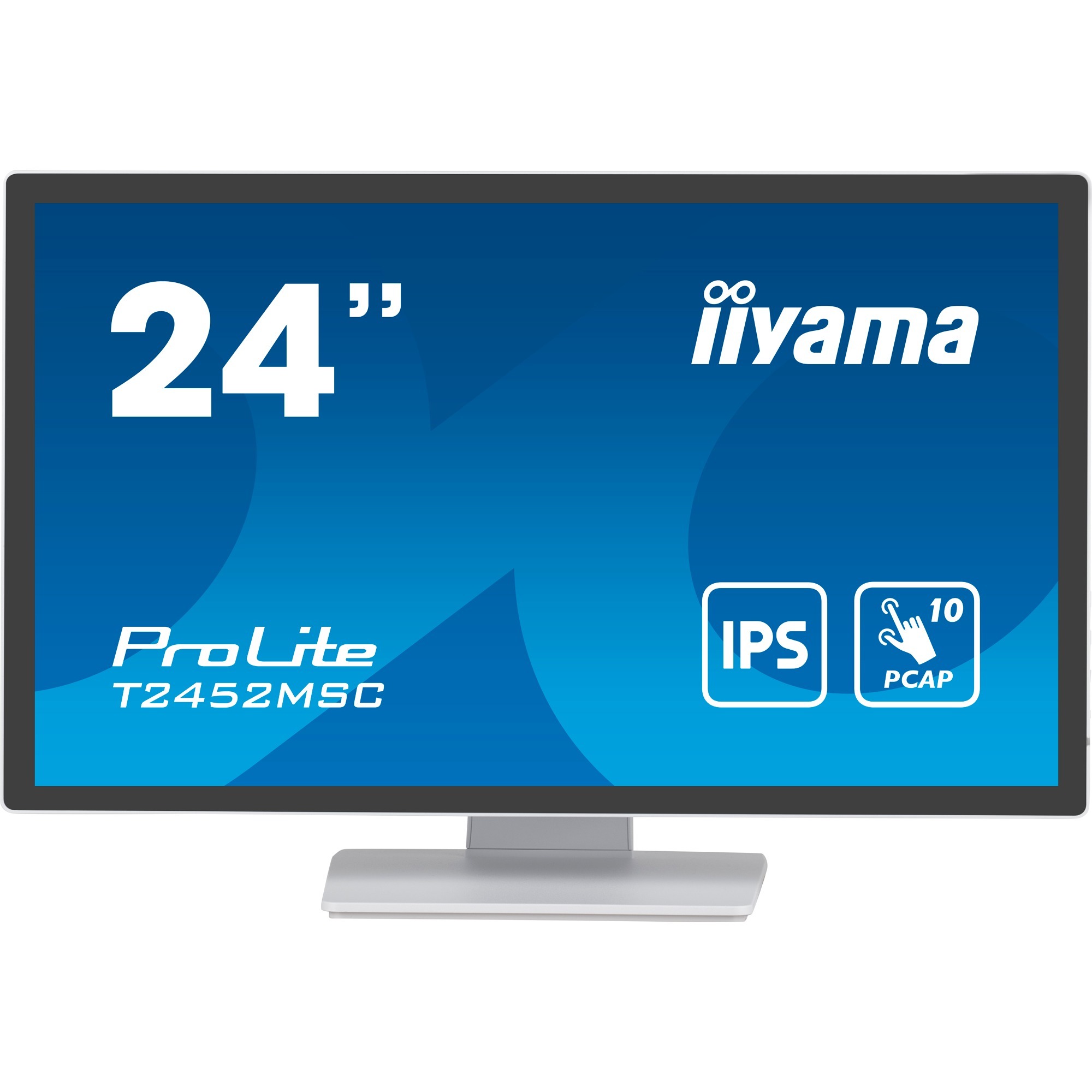 Iiyama Prolite Computerbildschirm 60,5 Cm (23.8") 1920 X 1080 Pixel Full Hd Lcd Touchscreen MultI-Nutzer Weiß (t2452msC-W1)