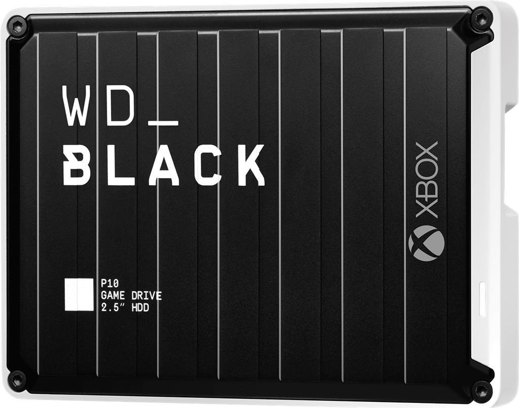Wd_black P10 Game Drive For Xbox One Wdba5g0040bbk - Festplatte - 4 Tb - Extern (tragbar) - Usb 3.2 Gen 1 - Schwarz Mit Weißer Verzierung