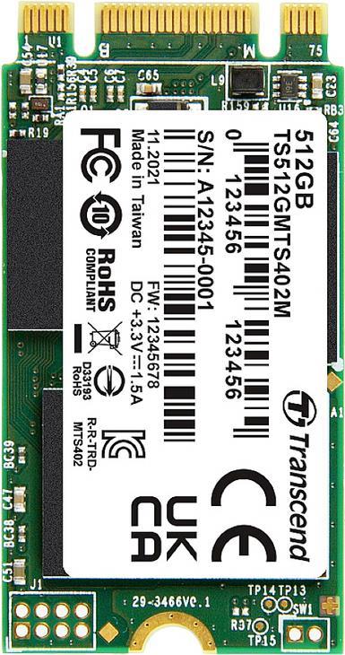 Transcend Mts402m M.2 256 Gb Serial Ata Iii Mlc Nand (ts256gmts402m)