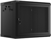 Lanberg 19" 600x450 Rack Einbauschrank Schwarz Perforier - Rack (wf01-6409-23b)