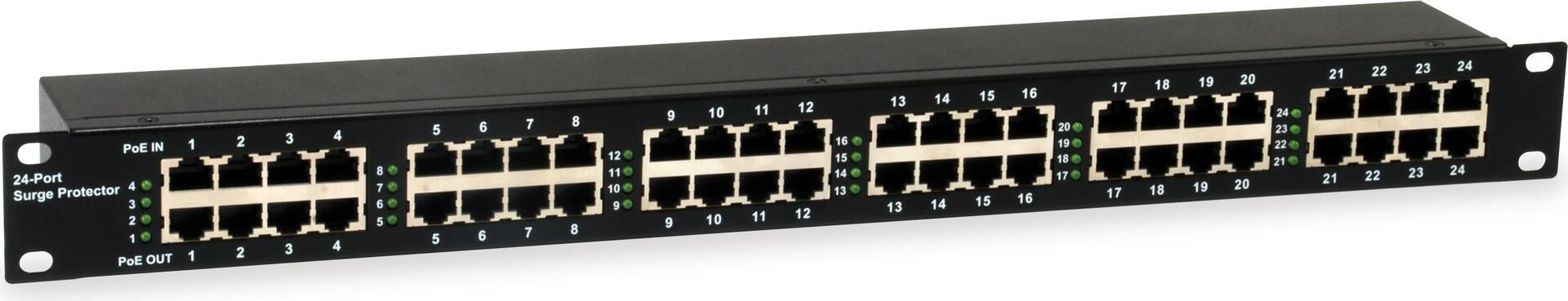 Levelone EsP-2400 - PoE-Überspannungsschutz (rack - Einbaufähig) - Ausgangsanschlüsse: 24 (esP-2400)