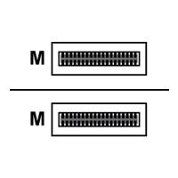 AlcateL-Lucent - Netzwerkkabel - Qsfp+ (m) - Qsfp+ (m) - 1 M (qsfP-40G-C1m)