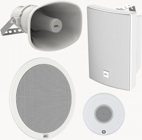 Axis C1210-E - Ip Lautsprecher - Für PA-System - Ethernet, Fast Ethernet, Poe - ApP-Gesteuert - Koaxial (grill Farbe - Ral 9010)