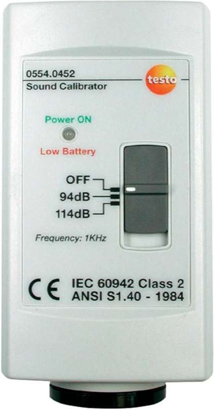 Testo 0554 0452 Lautstärkemesser Digital 0 - 114 Db (0554 0452)
