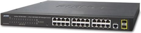 Planet GS-4210-24t2s - Switch - Verwaltet - 24 X 10/100/1000 + 2 X Sfp - Desktop, An Rack Montierbar (gS-4210-24t2s)