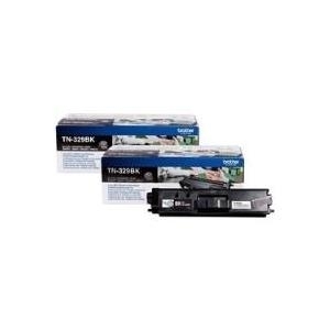 Brother Tn329bk - 2eR-Pack - Schwarz - Original - Tonerpatrone - Für Brother DcP-L8450cdw, MfC-L8850cdw, HL-L8350cdw, L8350cdwt, L8850cdw (tn329bktwi