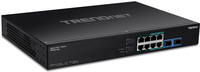 Trendnet Tpe Bg102g - Switch - Unmanaged - 8 X 10/100/1000 (poe++) + 4 X 10/100/1000 (poe+) + 2 X Sfp - An Rack Montierbar - Poe++ (240 W) - Ac 100 -