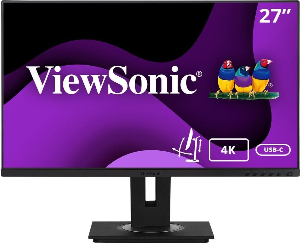 Viewsonic Vg2756-4k Computerbildschirm 68,6 Cm (27" ) 3840 X 2160 Pixel 4k Ultra Hd Schwarz [energieklasse F] (vg2756-4k)