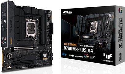 Asus Tuf Gaming B760M-Plus D4 - Intel - Lga 1700 - Intel® Celeron® - Intel® Core™ I3 - Intel® Core™ I5 - Intel® Core™ I7 - Intel® Core™ I9,... - Lga