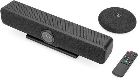 Digitus 4k AlL-IN-One Video Bar Pro - Videokonferenzsystem (mikrofon, Videoleiste) - Schwarz/grau (dS-55580)