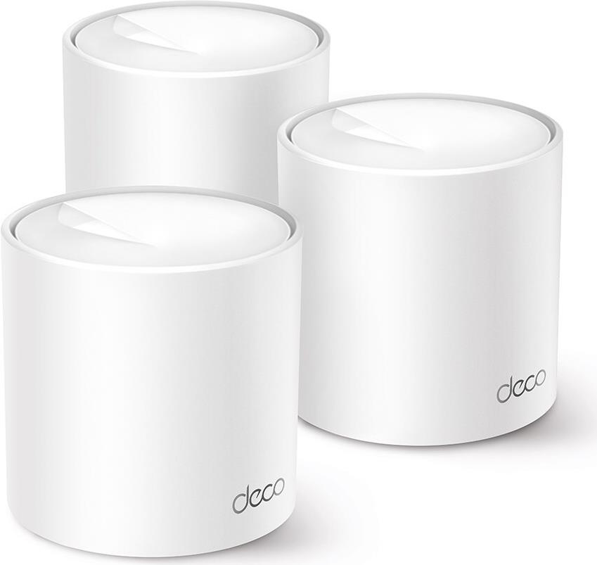 TP-Link Deco X10 V1 - WlaN-System - (3 Router) - Netz 1gbe DuaL-Band (deco X10(3-Pack))