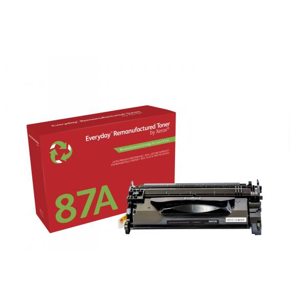 Toner Rigenerato Everyday™ Di Xerox Mono Compatibile Con Hp 87a [cf287a], Capacità Standard (blacktoner Cartridge Enterprise - Oem Cf287a)
