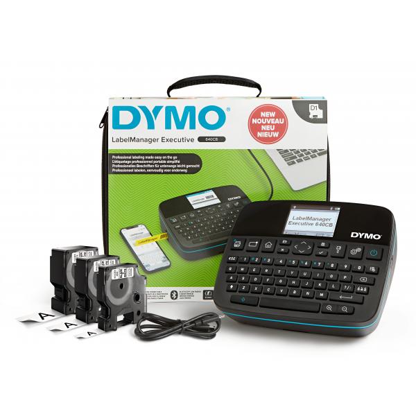 Dymo Labelmanager Executive 640cb Stampante Per Etichette [cd] A Colori Con Cavo E Senza Cavo Bluetooth Qwerty (dymo Labelwriter 640cb Portable & Rec