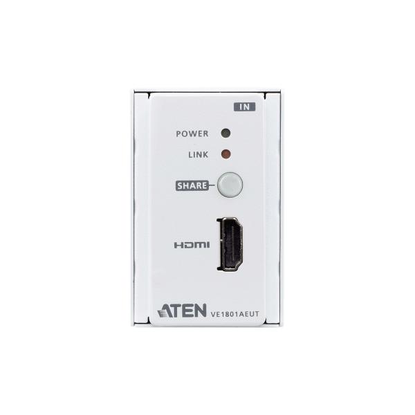 Aten Ve1801aeut Moltiplicatore Av Trasmettitore Av Bianco (hdmi Hdbt Wallplate With Poh) - Image 3