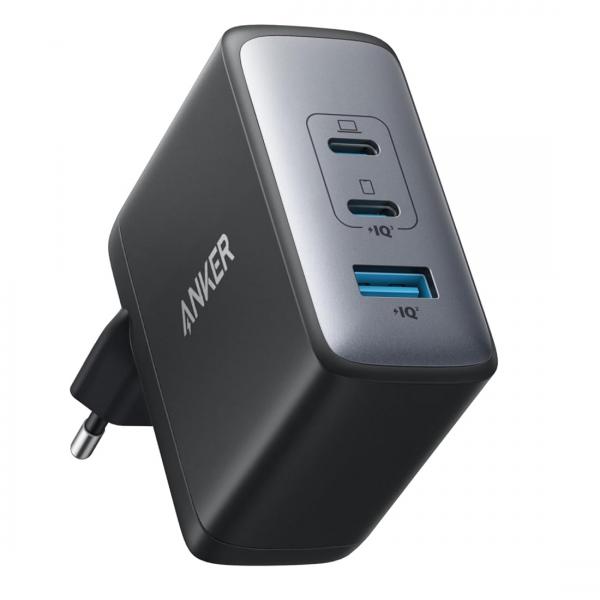 Anker Powerport 736 Nano Ii Universale Nero Ac Ricarica Rapida Interno (anker 100w 3-Port Usb C Wall Charger,)