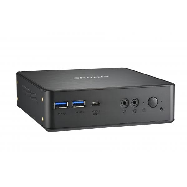 Shuttle Nc40u Barebone Per Pc/stazione Di Lavoro 0.84l Sized Pc Nero 7305 Intel Soc 1,1 Ghz (nc40u Cel.7305u 65w Ext. - Gln Wlan Hdmi Display Port) - Image 3