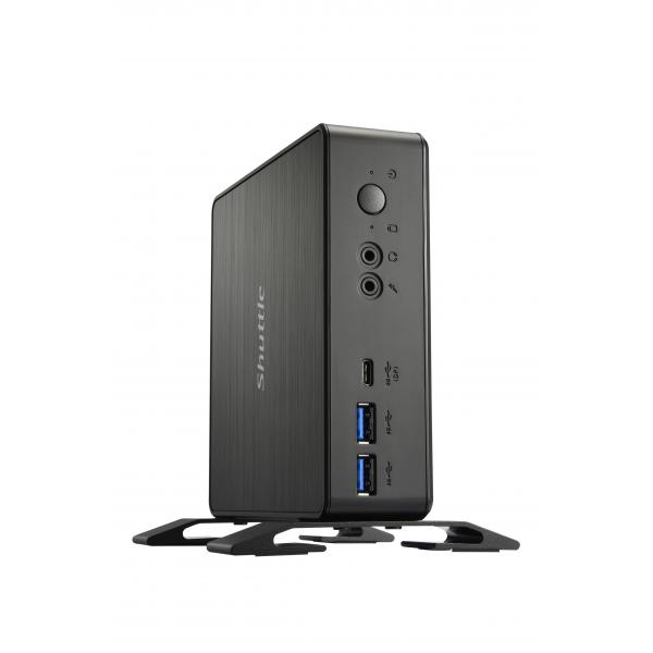 Shuttle Nc40u Barebone Per Pc/stazione Di Lavoro 0.84l Sized Pc Nero 7305 Intel Soc 1,1 Ghz (nc40u Cel.7305u 65w Ext. - Gln Wlan Hdmi Display Port) - Image 4