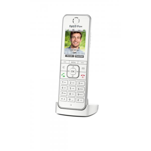 Fon Fritz! C6 Telefono Dect Identificatore Di Chiamata Bianco (fritz Fon C6 - De Fachhandel) - Versione Tedesca