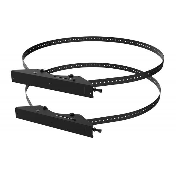 Peerless Cmal Supporto Tv A Parete Nero (cmal - Round Column Mount For Digital Signage Displays)