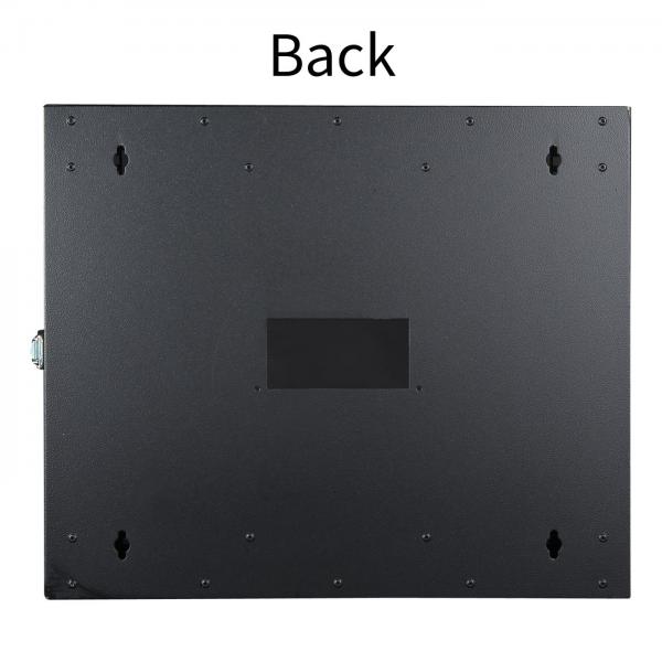 Logon Rwmd09ubl Rack 9u Da Parete Nero (19 9u Rack Cabinet Double - Section 600 X 150 X 498mm - - Black - Warranty: 60m) - Image 3