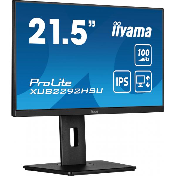 Iiyama Prolite Xub2292hsU-B6 Monitor Pc 54,6 Cm [21.5] 1920 X 1080 Pixel Full Hd Led Nero (21.5 Prolite Xub2292hsU-B6 Monitor - 21.5 Black Led Monito