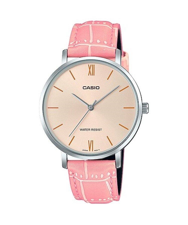 Casio Collection Mod. Minimal. Leather - Antique Pink
