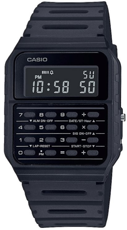 Casio Vintage Mod. Calculator Edgy Collection - Full Black