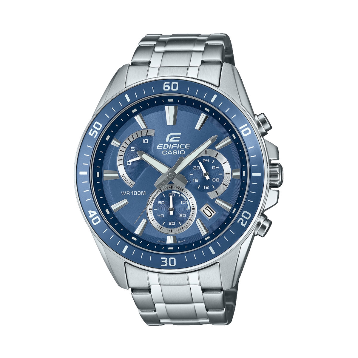 Casio Edifice Mod. Retrograde Chronograph Xl - Blue Avio