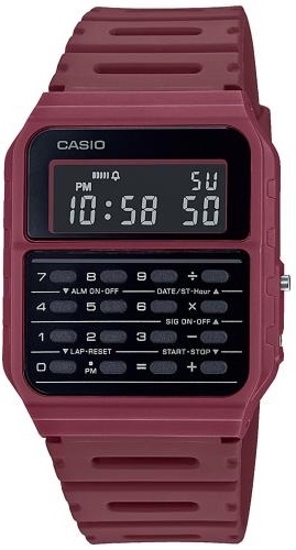 Casio Vintage Mod. Calculator Edgy Collection - Red