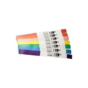 Zebra Z-Band Splash - Wasserbeständiges Armband - Grün - 25,4 X 254 Mm 350 Etikett(en) (1 Rolle(n) X 350) - Für Tlp 28xx, G-Series Gc420, Gk420, Gx42