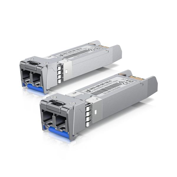 Ubiquiti UacC-OM-SM-10G-D-20 - Modulo Ricetrasmettitore Sfp+ - 10gbe - Modalità Singola Lc - Fino A 10 Km - 1310 Nm (confezione Da 20)