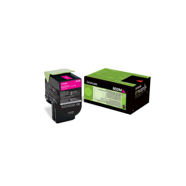 Lexmark 802m - Magenta - Originale - Cartuccia Toner Lccp, Lrp