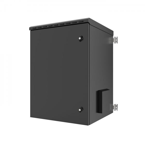 Lanview Rwmip55w16u60b Rack 16u Nero (19 16u Ip55 Wall Mount - Cabinet 600 X 600 X 810mm - - Black - Warranty: 60m)