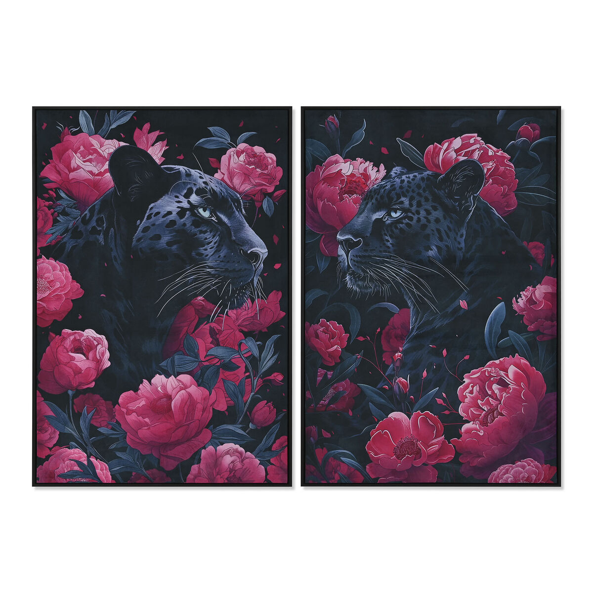 Tela Home ESPRIT Velluto Tela 83 x 4 x 123 cm