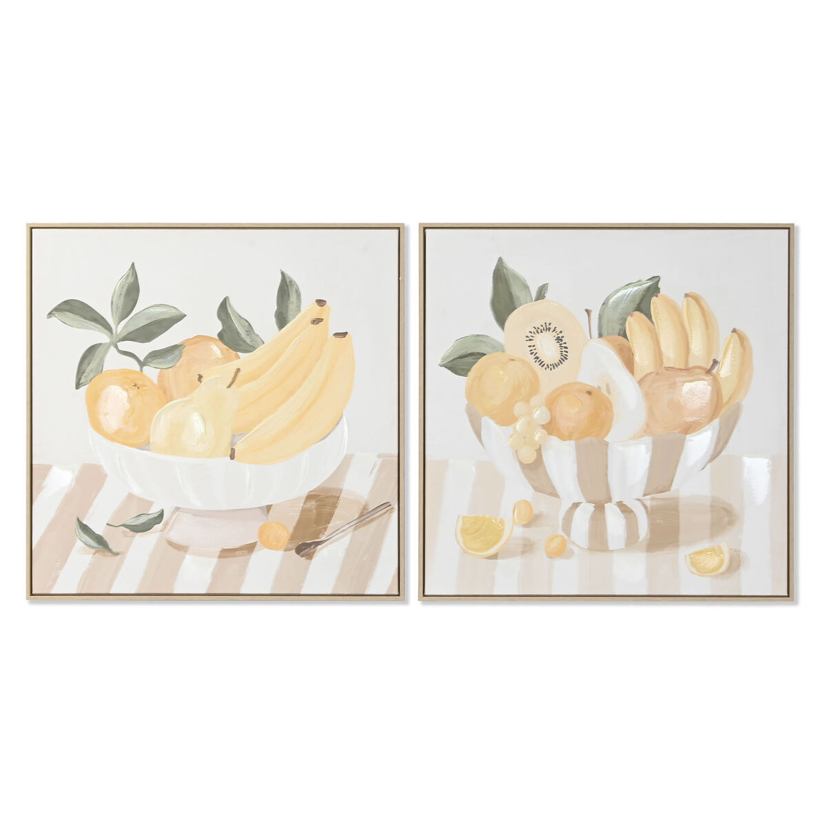 Tela Home ESPRIT polistirene Tela 80 x 4 x 80 cm