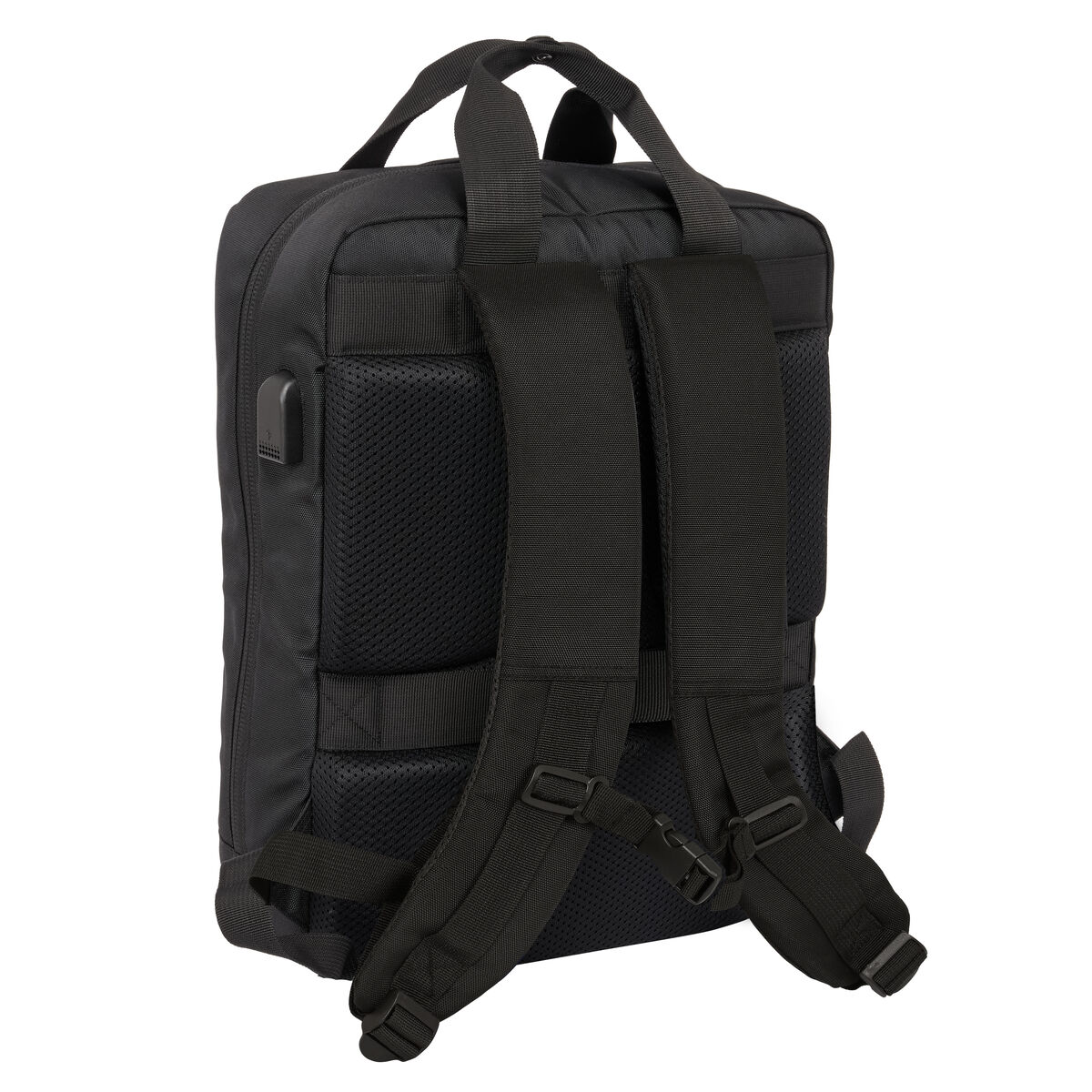 Zaino per Portatile Real Madrid C.F. Premium Nero 29 x 39 x 11 cm 13,3" - Image 3