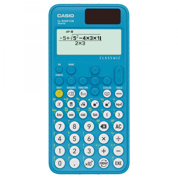 Calcolatrice Casio Azzurro Plastica