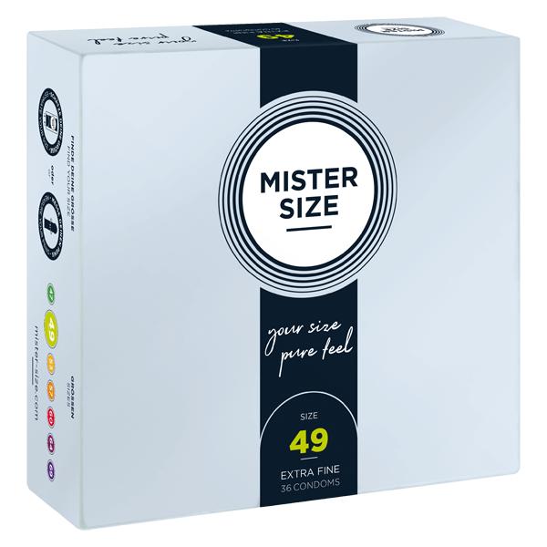 Preservativi Mister Size Pure Feel Extra Thin Ø 4,9 cm